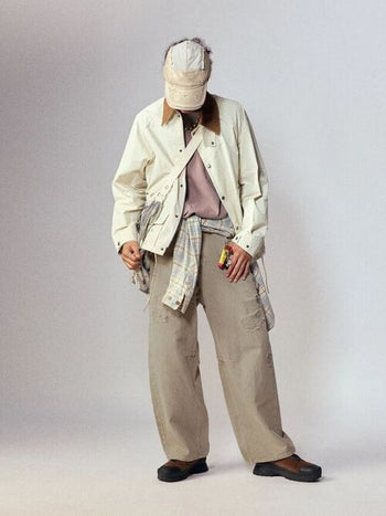 [Monterest] Distressed Washed Cotton Work Pants