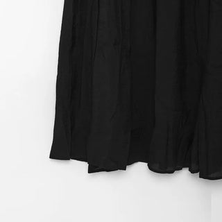 Shirred long skirt