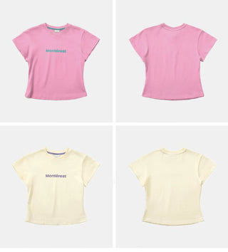 [Monterest] Slim Fit Logo Crewneck T-Shirt