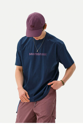 [Monterest] Quick-Dry Antibacterial Logo Crewneck Tee