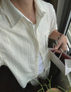 City Crochet Short Sleeve Shirt (2 colors)