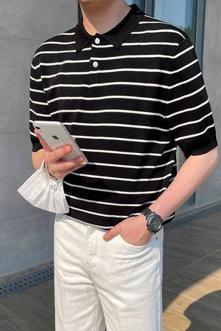 Polo striped casual cotton t-shirt