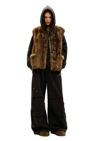 [Moromoro2] Star Studded Distressed Hoodie &  Pants