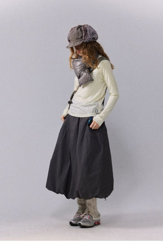 [Monterest] Merino Wool Blend Relaxed Long Sleeve Tee