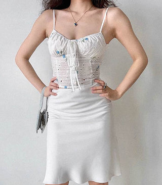 draped mid-waist skirt