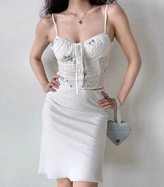 draped mid-waist skirt