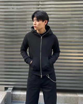 Basic zip-up hoodie