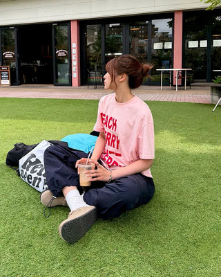 Big Lettering Cropped T-Shirt