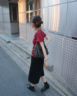 Colored short-sleeved T-shirt
