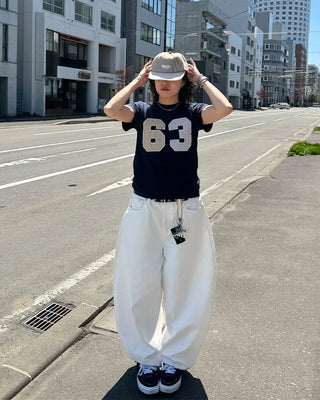 Cotton balloon pants