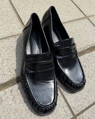 Shirring loafers
