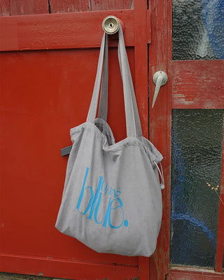 Lettering Drawstring Tote Bag
