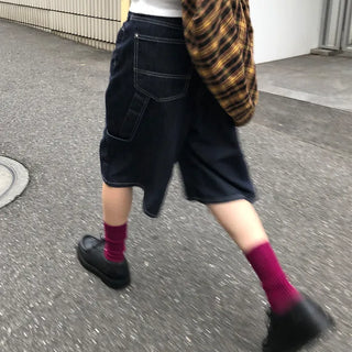 Bermuda denim pants