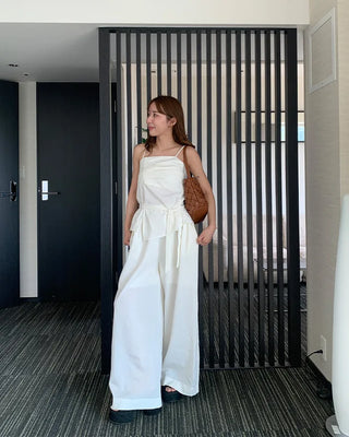 3-piece scarf set camisole set