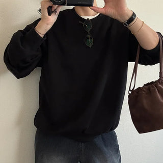 Basic brushed sweatshirt