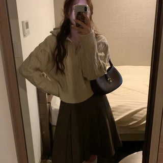 Vinnet Color Half-Zip Knit