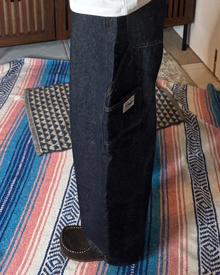 D-ring carpenter denim pants