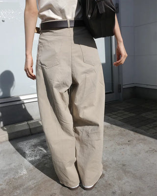 Basic Cotton Wide Pants