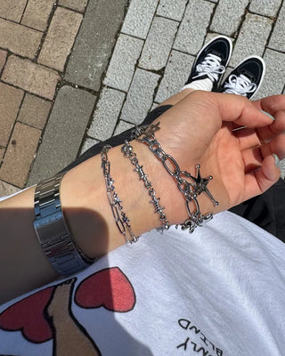 Cross Chain Bracelet