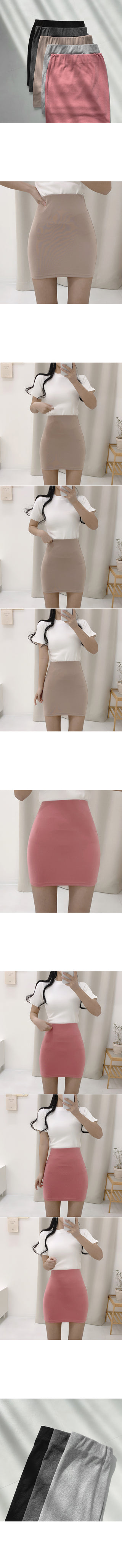 Span H-line mini skirt
