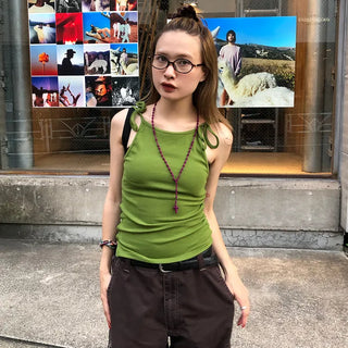 Mild Asymmetrical Ribbon Camisole