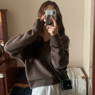 Tori Wool V-Neck Knit