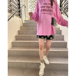 Lettering Oversized T-Shirt