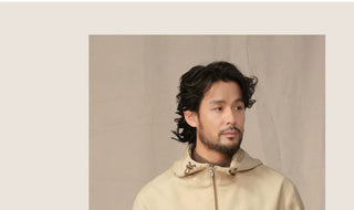 [CULTUM] Wool Blend Hooded Zip-Up Jacket