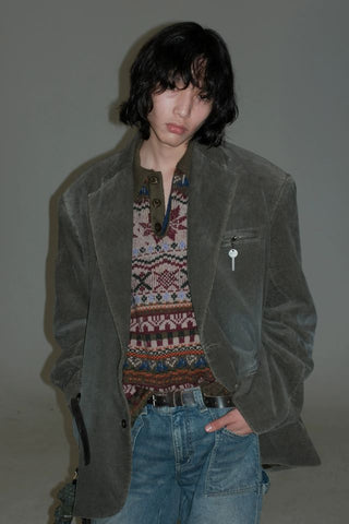 MASONPRINCE Oversized Corduroy Blazer