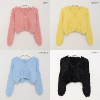Soft cropped cardigan