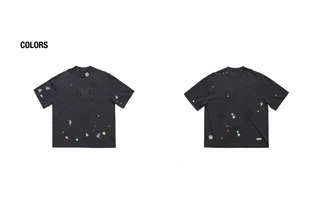 [MASONPRINCE] Damage-Effect Playful T-Shirt