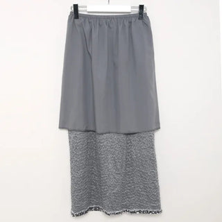 Sequined long skirt
