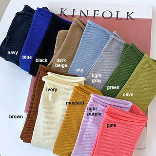 Plain colored stockings/socks