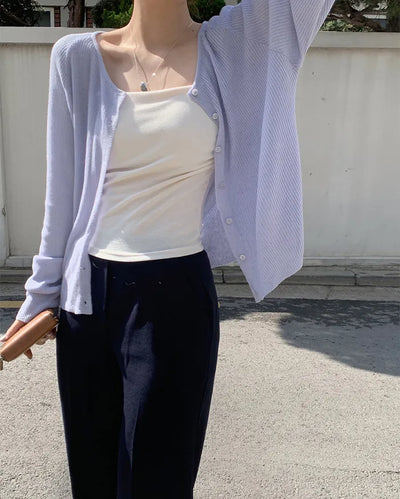 Slim Summer Cardigan - 6 colors