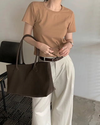 (7 colors) Basic short-sleeved T-shirt