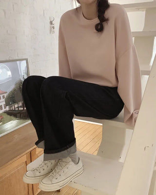 (basic/long) Non-fade-free denim pants