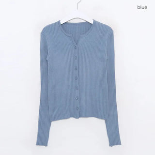 Ribbed cardigan