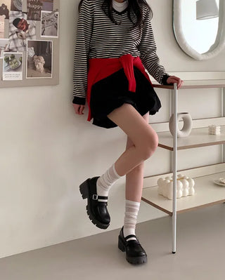 (Enamel/Matte) Platform Merijane Loafers