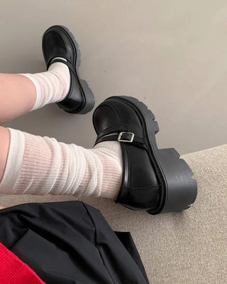 (3cm/6cm) Strap Loafers