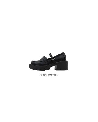 (Enamel/Matte) Platform Merijane Loafers