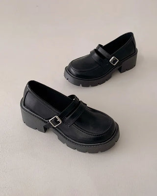 (Enamel/Matte) Platform Merijane Loafers