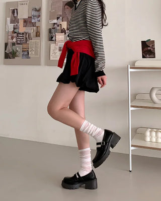 (Enamel/Matte) Platform Merijane Loafers