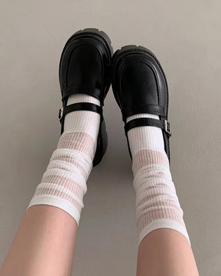 (Enamel/Matte) Platform Merijane Loafers