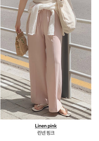 Cooling linen leg-lengthening pants - 7 colors