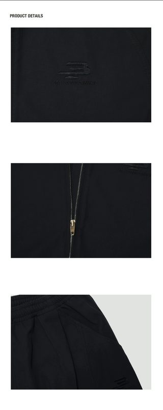 [MASONPRINCE] Sporty Hooded Jacket & Curved Pant