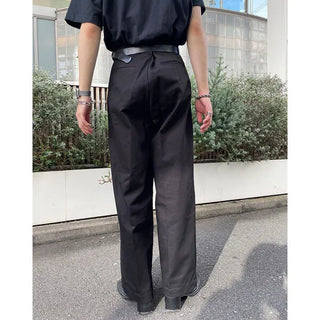 Wide cotton pants