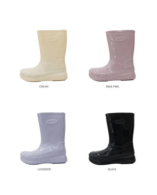 Glossy Half Rain Boots (4 colors)