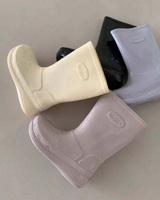 Glossy Half Rain Boots (4 colors)