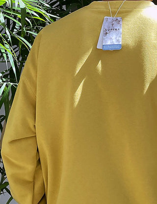 Supima colored sweatshirt (cotton fabric)