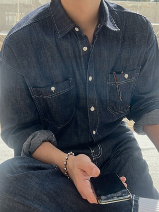 Leo Raw Denim Shirt